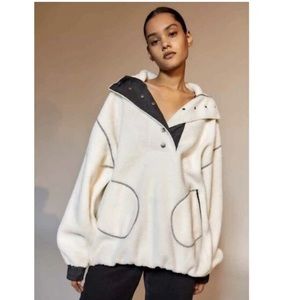 BDG Alpine Sherpa Fleece Urban Outfitters Pullover Popover Sweatshirt